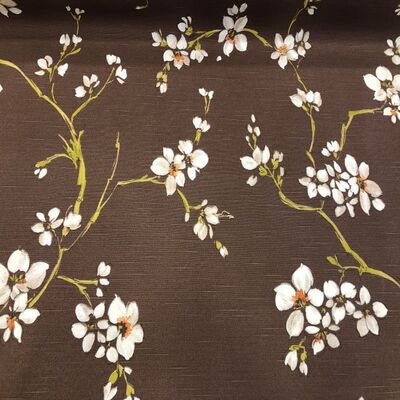 Keten Kumaş Pamuk Çiçekler  Şantuklu Keten - 1