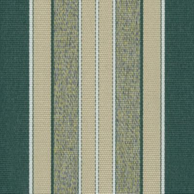 Sauleda Yeşil Krem Çizgili Tentelik Kumaş Pluton 2179 - 1